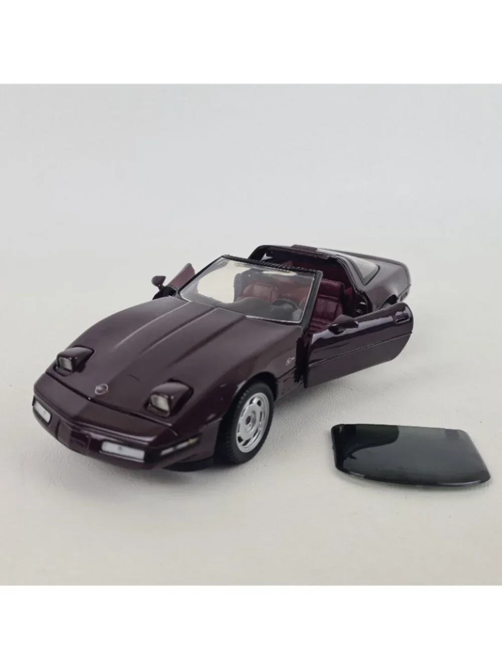 Franklin Mint 1993 Chevrolet Corvette ZR1 Ruby 1:24 Die Cast Classic B11UQ63